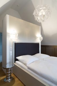 Schlafzimmer im Luxus Ferienhaus Seahorse in Kampen