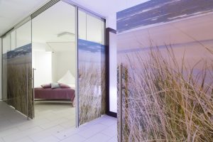 Die beiden Schlafzimmer im Luxus Ferienhaus in Kampen auf Sylt