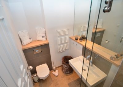 Das Gäste- WC in der Ferienwohnung Arwen in Sellin auf Rügen