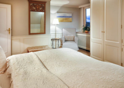 Schlafzimmer in Ferienwohnung Kliffsand in Kampen