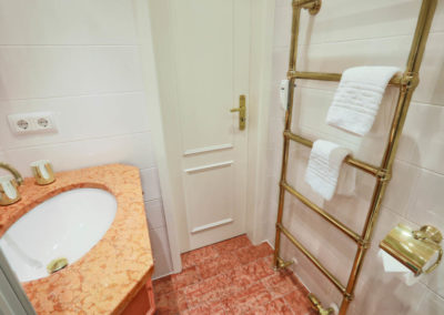 Badezimmer in Ferienwohnung Wattblick in Morsum
