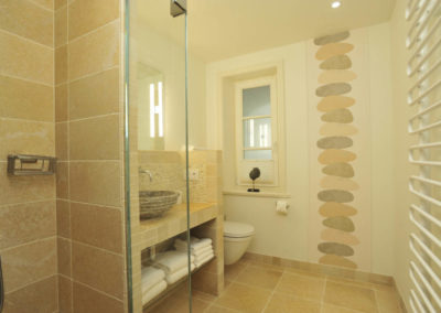 Duschbad im Luxus Ferienhaus Keitumhus in Keitum