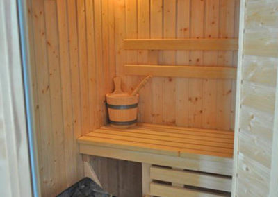 Sauna in Ferienwohnung Schaumkrone in Binz