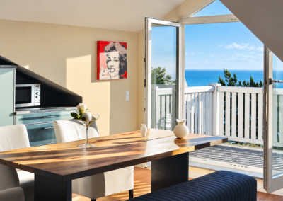 Ferienwohnung Binz mit Meerblick für 4 bis 6 Personen und Hund an Strandpromenade